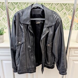 The Leather Ranch Vintage 90s Canadian Genuine Leather Jacket Men's Medium